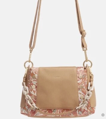 Bolso Bandolera Hammitt Bryant Jardín Fiesta Rosa Cabezas de Uñas Doradas Nuevo con Etiquetas $445 Foto 1 de 4