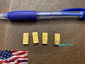 1/12 Miniature Faux Gold Bar Set For Dioramas Doll House 6" 12" Figure Hot Toys - Picture 1 of 2