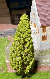10 dunkelgelbgrüne Tannen, Fichten, Nadelbäume, 110 mm hoch - Bild 1 von 12