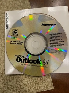 Microsoft Outlook 97~with CD Product Key, V8.03, for W3.1x, for Macintosh, - Afbeelding 1 van 1
