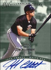 1997 Donruss Signature Autographs Millennium #1 Jeff Abbott /1000 - NM-MT