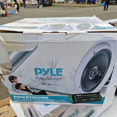 Altavoces pyle Duel 8 Bluetooth Altavoces de pared/cieling Altavoces bidireccionales 250 vatios - Imagen 1 de 4