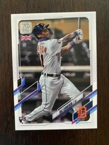 Tarjeta de novato Topps 2021 edición Reino Unido Detroit Tigers Daz Cameron #84 - Imagen 1 de 1