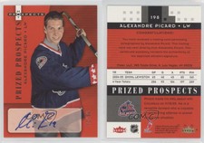 2005-06 Fleer Hot Prospects Prized Red /50 Alexandre Picard #198 Rookie Auto RC
