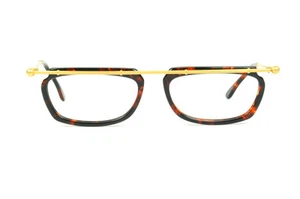 Club LA 5052 Unisex Round Rectangular Combination Eccentric Eyeglasses Italy NOS - Picture 1 of 5