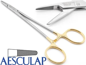 AESCULAP BM013R Durogrip Baby Crile Wood TC Tungsten Carb-Bite Needle Holder 6" - Picture 1 of 6