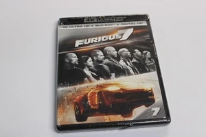 Furious 7 (4K Ultra HD + Blu-Ray + Digital, 2015) *New Sealed* Vin Diesel - Picture 1 of 2