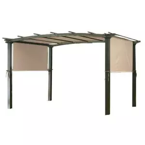 Garden Winds Canopy Universal Replacement Top Cover Metal Pergola Frame in Beige - Picture 1 of 2