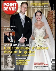 POINT DE VUE 3560 Mariage Leka Elia Geraldine d'Albanie Noailles Benoist - Foto 1 di 1