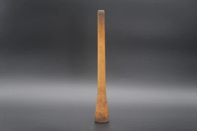 Large Antique Turned WOODEN SPOOL With Taper Candle Holder Primitive Rustic Deco - Image 1 of 4