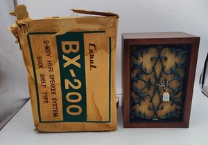 Coral BX-200 Bookshelf Speaker System Sounds Great - See Video - No Damage Nice! - Picture 1 of 9