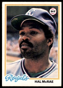 1978 Topps #465 Hal McRae Royals EX-EXMINT *441