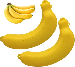 2Pcs Bananen Aufbewahrungsbox,Bananenbox,Aufbewahrungsbox Für Bananen,Bananensch - Bild 1 von 7