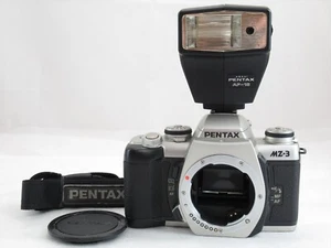 【EXC++++】Pentax MZ-3 film camera Silver w/ AF-16 Flash Strap from Japan #5319 - Picture 1 of 24