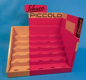 SCHUCO PICCOLO SELTENES VINTAGE HÄNDLER WERBEDISPLAY FÜR DRUCKGUSS AUTOS - Bild 1 von 5