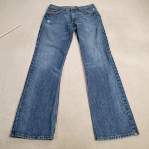 Ariat Jeans Herren 32x36 Blau Boot Cut Faded Dark Wash Denim Western Rodeo Freizeit* - Bild 1 von 11