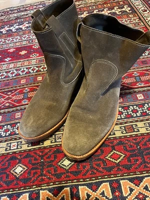 La Botte Gardiane Elsa taupe low ankle calf suede women's boots, size 40 - Image 1 of 4