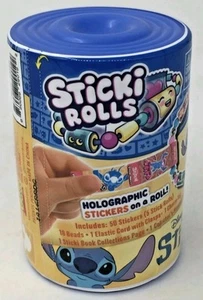 NUOVO KIT BRACCIALE STICKI ROLLS PUNTO DISNEY 50 ADESIVI CAPSULA MISTERIOSA ETÀ 5+ - Foto 1 di 5