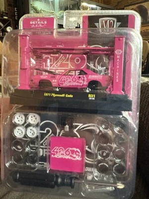 Kit modelo máquinas escala M2 71 Plymouth Hemi Cuda Mopar Hellephant Panther Foto 1 de 4