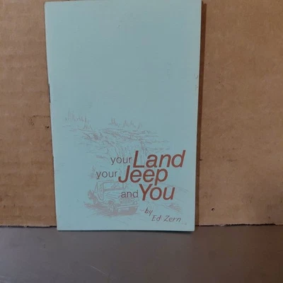 Jeep AMC 1972 - Tu tierra, tu Jeep y tú por Ed Zern folleto Foto 1 de 4