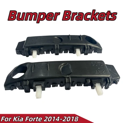 Par de soportes de retención de parachoques delanteros para Kia Forte Forte5 Forte Koup 2014-2018 Foto 1 de 4