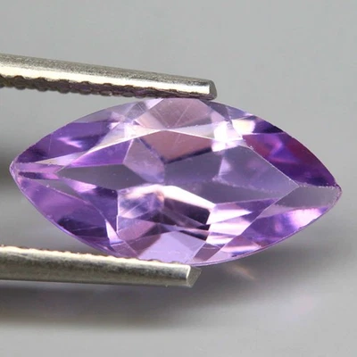 1.56Ct. Natural Gemstone Amethyst Purple Maquise Untreated Brazil Gem Ravishing! - Image 1 of 4