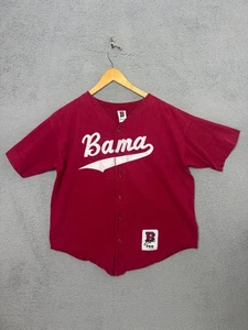 Vintage BOA Sportswear Alabama Crimson Tide Baseball Jersey Mens Large Button Up - Picture 1 of 11
