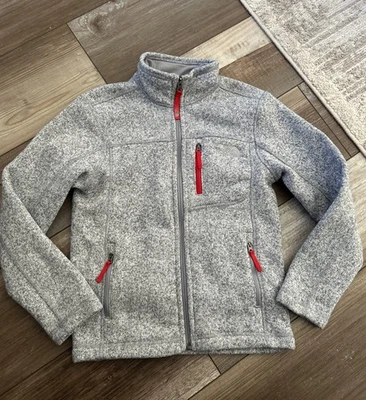 North Face Jacket Boys S 7/8 Black Full Zip - Image 1 of 4