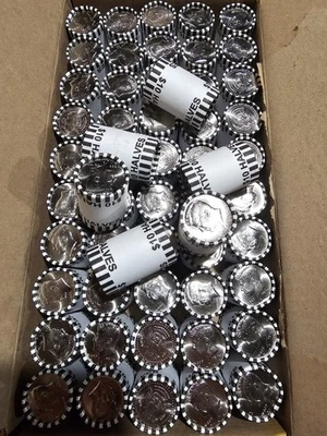 2024 D Unsearched Kennedy Half Dollar Roll  OBW Sealed Fed Roll. COIN ROLL HUNT! - Image 1 of 4