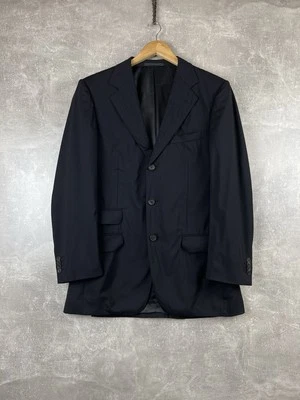 Gucci Wool Black Luxury 3 Button Blazer Tom Ford Era Size 46R Made In Italy - Image 1 of 4