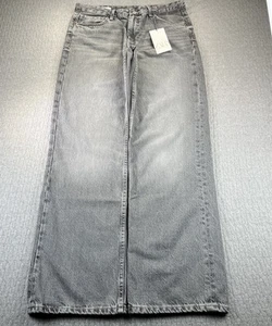 Zara baggy wide leg new with tags Women (12/33X33) High Rise denim jeans pants - Picture 1 of 12