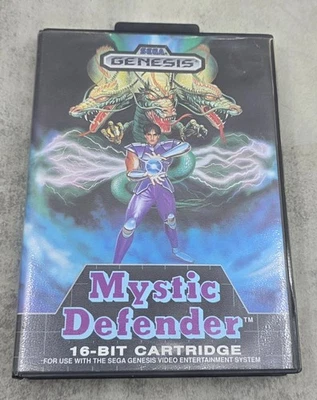 Mystic Defender (Sega Genesis, 1989) Complete CIB Case Manual Tested - Image 1 of 4