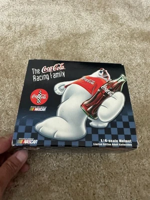Dale Earnhardt Jr 1998 Coca-Cola Polar Bear Racing Helmet NASCAR 1 of 11,000 - Image 1 of 4
