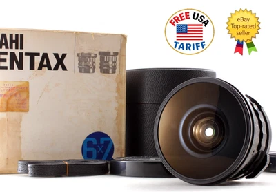 [Opt Mint] Pentax SMC Fish Eye Takumar 6x7 35mm f4.5 Lens 6x7 67 II From JAPAN - Image 1 of 4