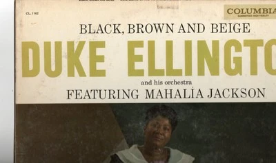 Duke Ellington Mahalia Jackson Black Brown & Beige 1958 12" Mono 33 Promo VG - Image 1 of 4