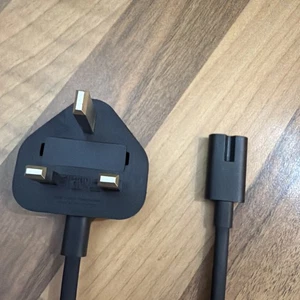 Genuine Apple UK power cable for Apple TV £16.31 2, 3, 4 or Mac Mini 1.75m black - Picture 1 of 4