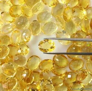 Natural Citrine Oval Shape Faceted Loose gemstone 5x3 mm to 10x8 mm A Quality - Picture 1 of 8