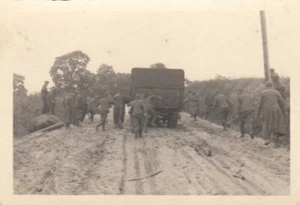 Foto privata Wehrmacht ww2 ww2 avanzamento camion Russia - Foto 1 di 2