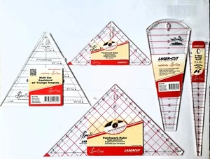 Coser fácil, juego de 5 reglas de patchwork nuevas NL4204, NL4169, NL4203, NL4159, NL4156 - Imagen 1 de 1