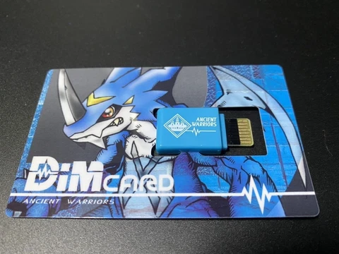 Digimon Vital Bracelet Dim Card Ancient Warriors (Veemon)  Bandai Super Rare Cover