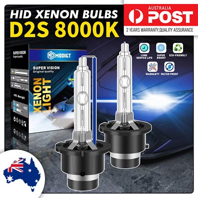 MODIGT D2S Xenon HEADLIGHT White 8000K HID Bulbs For Honda S2000 2000-2009 - image 1 of 4