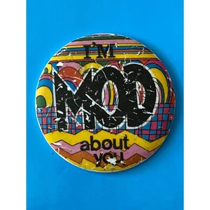 Vintage 1968 I'm Mod About You HASBRO Hippie Psychedelic Button Pin Pinback - Picture 1 of 5