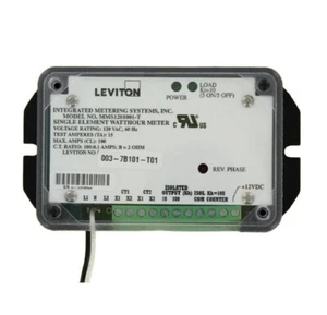 Leviton Meter Socket 1-Circuits 1-Spaces 1-Gangs 1-Phase 100-A Overhead only - Picture 1 of 1