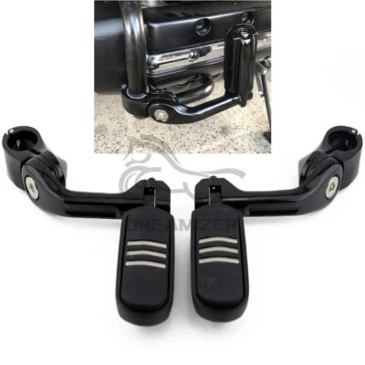 Almohadillas de pedal de reposapiés de carretera de 1-1/4" para Harley Street Glide Foto 1 de 4