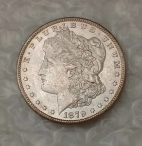 USA Morgan Silber Dollar ~ 1879 - S. * MS. TONED. - Bild 1 von 6