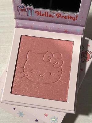ColourPop x Sanrio Hello Kitty BUNDLED UP Pressed Powder Blush BNIB - Image 1 of 4