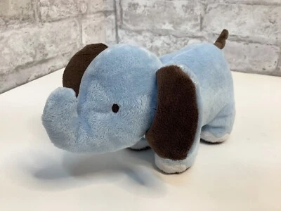 Child Of Mine Carters Plush Blue Elephant Baby Stuffed Animal Lovey 7" Rare - Image 1 of 4