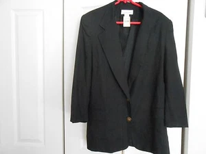 CASUAL CORNER BLACK JACKET--LARGE (NWT) - Picture 1 of 2
