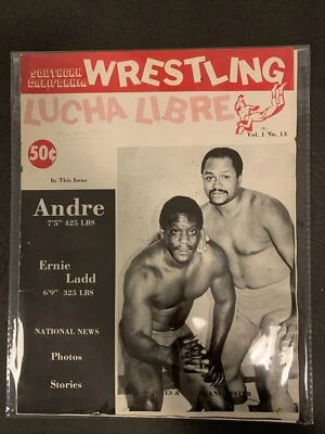 Lucha libre de los años 70 - Programa Lucha Libre * Sur de California * Andre The Giant Foto 1 de 4