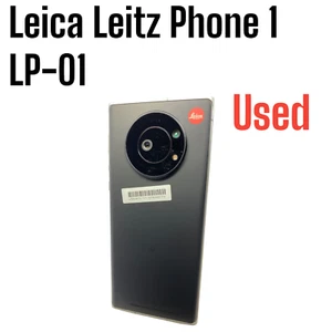 Leica Leitz Phone 1 LP-01 Softbank Sharp 256GB Black Qualcomm Snapdragon Used JP - Picture 1 of 11